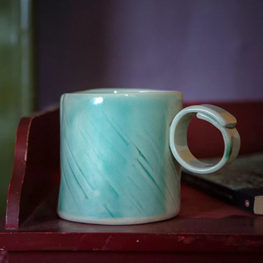 Irish Girls, Sometimes Trouble – Always Worth It - Ceramic Mug - Green